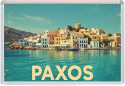 Paxos - Greece - Artistic Jumbo Fridge Magnet 25G1