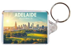 Adelaide - Australia - Artistic Double Sided Large Keyring 26A1