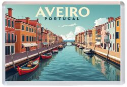 Aveiro - Portugal - Artistic Jumbo Fridge Magnet 26P1