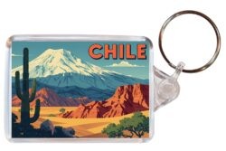 Chilie - Artistic Double Sided Large Keyring 26C1