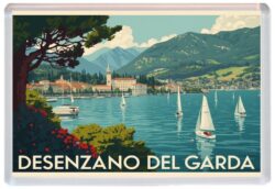 Desenzano del Garda - Italy - Artistic Jumbo Fridge Magnet 26I1