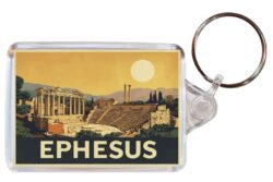 Ephesus - Turkey - Artistic Double Sided Large Keyring 26T1