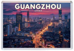 Guangzhou - China - Artistic Jumbo Fridge Magnet 26C1