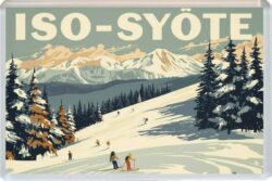 Iso-Syote - Finland - Artistic Jumbo Fridge Magnet 26F1
