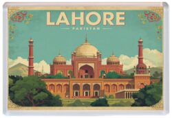 Lahore - Pakistan - Artistic Jumbo Fridge Magnet 26P1