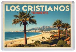 Los Cristianos - Tenerife - Artistic Jumbo Fridge Magnet 26S1