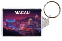 Macau - China - Artistic Double Sided Large Keyring 26C1