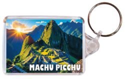 Machu Picchu - Peru - Artistic Double Sided Large Keyring 26P1