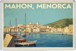 Mahon - Menorca - Artistic Jumbo Fridge Magnet 26S1