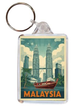 Malaysia - Artistic Double Sided Large Keyring 26M1