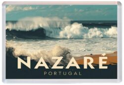 Nazare - Portugal - Artistic Jumbo Fridge Magnet 26P1