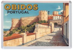 Obidas - Portugal - Artistic Jumbo Fridge Magnet 26P1