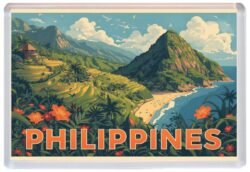 Philippines - Artistic Jumbo Fridge Magnet 26P1