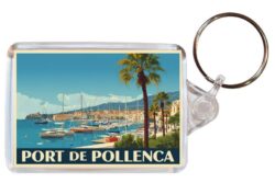 Port de Pollenca - Mallorca - Artistic Double Sided Large Keyring 26S1