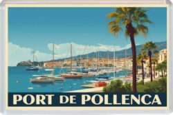 Port de Pollenca - Mallorca - Artistic Jumbo Fridge Magnet 26S1