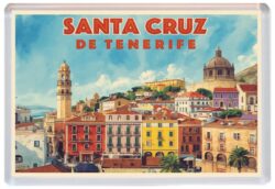 Santa Cruz de Tenerife - Artistic Jumbo Fridge Magnet 26S1