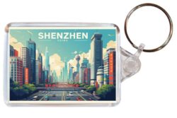 Shenzhen - China - Artistic Double Sided Large Keyring 26C1