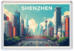 Shenzhen - China - Artistic Jumbo Fridge Magnet 26C1