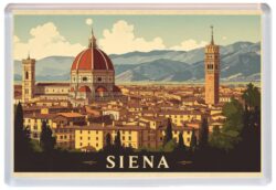 Siena - Italy - Artistic Jumbo Fridge Magnet 26I1