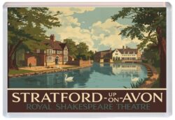 Stratford-upon-Avon - Artistic Jumbo Fridge Magnet 26E1 Shakespeare