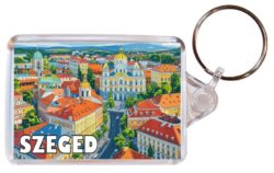 Szeged - Hungary - Artistic Double Sided Large Keyring 26H1