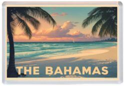 The Bahamas - Caribbean - Artistic Jumbo Fridge Magnet 26C1