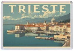 Trieste - Italy - Artistic Jumbo Fridge Magnet 26I1