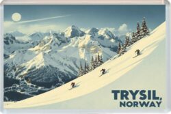 Trysil - Norway - Artistic Jumbo Fridge Magnet 26N1
