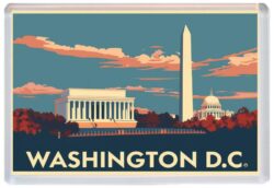 Washington D.C. - USA - Artistic Jumbo Fridge Magnet 26US1