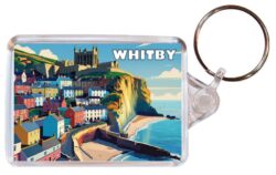 Whitby - Artistic Double Sided Large Keyring 26E1