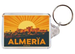 Almeria - Spain - Artistic Double Sided Large Keyring 26S1