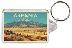 Armenia - Artistic Double Sided Large Keyring 26A1