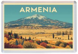 Armenia - Spain - Artistic Jumbo Fridge Magnet 26S1