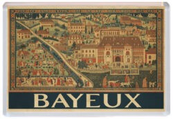 Bayeux - France - Artistic Jumbo Fridge Magnet 26F1
