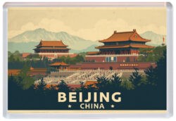 Beijing - China - Artistic Jumbo Fridge Magnet 26C1