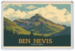Ben Nevis - Scotland - Artistic Jumbo Fridge Magnet 26S1