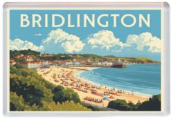 Bridlington - Yorkshire - Artistic Jumbo Fridge Magnet 26E1
