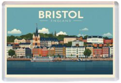 Bristol - Artistic Jumbo Fridge Magnet 26E1