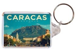 Caracas - Venezuela - Artistic Double Sided Large Keyring 26V1