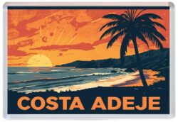 Costa Adeje - Tenerife - Artistic Jumbo Fridge Magnet 26S1