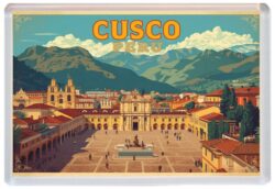 Cusco - Peru - Artistic Jumbo Fridge Magnet 26P1