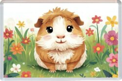 Cute Guinea Pig - Fun Jumbo Fridge Magnet