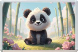 Cute Panda - Fun Jumbo Fridge Magnet