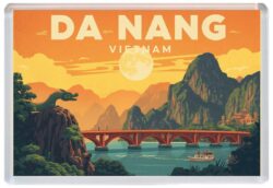 Da Nang - Vietnam - Artistic Jumbo Fridge Magnet 26V1
