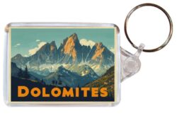 Dolomites - Italy - Artistic Double Sided Large Keyring 26I1