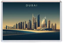 Dubai - UAE - Artistic Jumbo Fridge Magnet 26UAE1