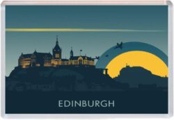 Edinburgh - Scotland - Artistic Jumbo Fridge Magnet 26S1