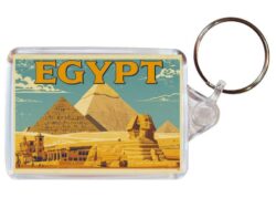 Egypt - Artistic Double Sided Large Keyring 26E1