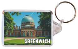 Greenwich - London - Artistic Double Sided Large Keyring 26E1