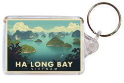 Ha Long Bay - Vietnam - Artistic Double Sided Large Keyring 26V1